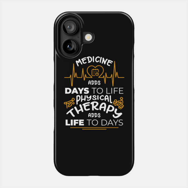 Physical Therapy Feel Good Healing Vibes Phone Case by Anticorporati