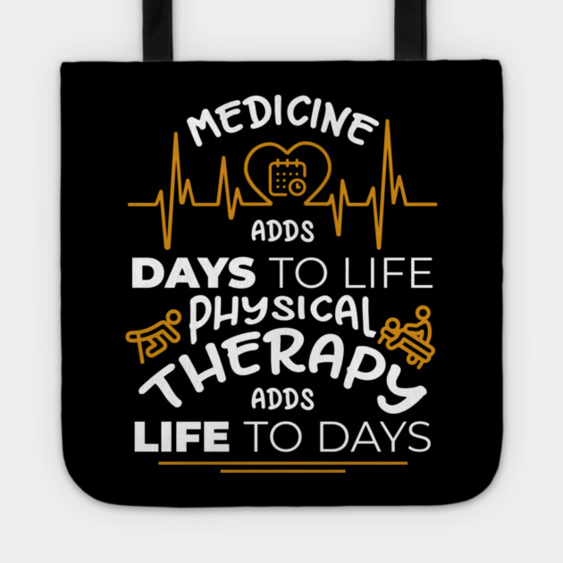 Physical Therapy Feel Good Healing Vibes Tote by Anticorporati