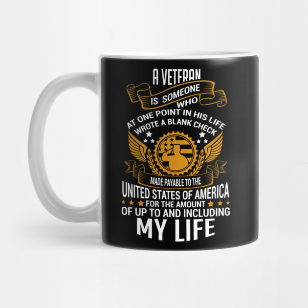 Veteran Blank Check To America Military Pride by Anticorporati