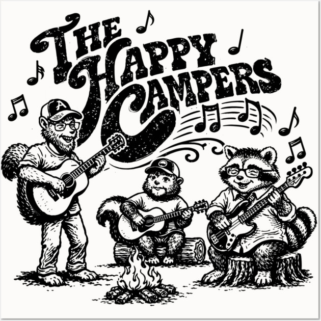 The Happy Critters Wall Art by rt-shirts