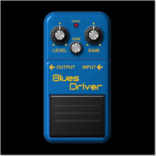 Guitar Effects Blues Driver Pedal Stompbox Posters and Art
