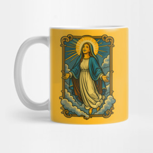 Assumption of Mary Blessed Mother Catholic Religious Faith Mug
