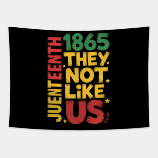 Juneteenth 1865 Black History Month Black Lives Matter Men Tapestry