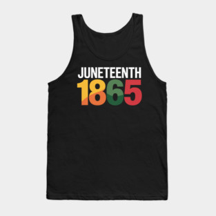 Juneteenth Black History African American June 19th 1865 Tank Top