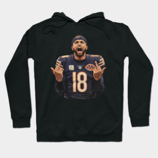 Caleb Williams MIDDLE FINGER MEME Hoodie
