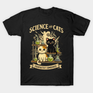 Science and Cats Perfectly Combined T-Shirt
