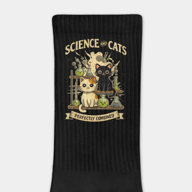 Science and Cats Perfectly Combined by Champanie's Store