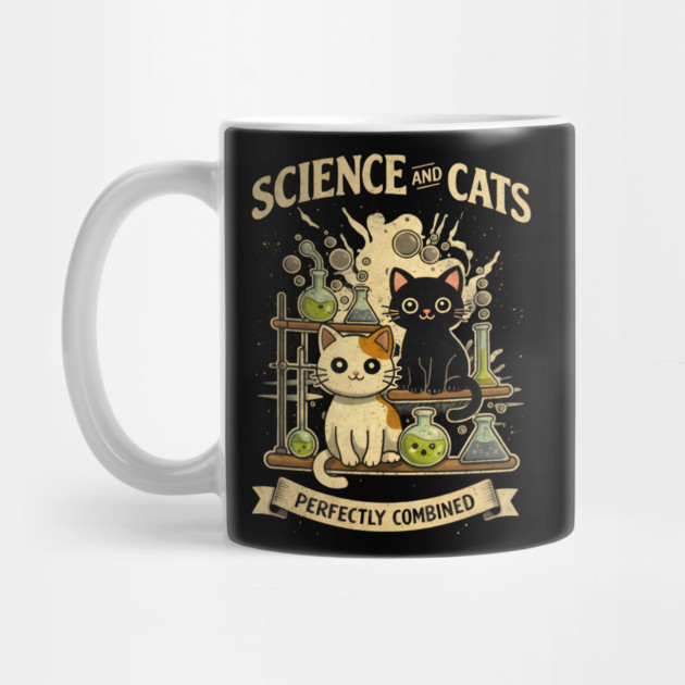 Science and Cats Perfectly Combined by Champanie's Store