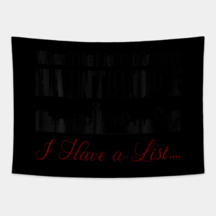 I Intend To Haunt People Tapestry