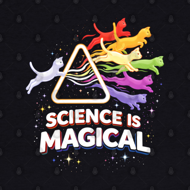 Science Is Magical Cat Prism by Champanie's Store