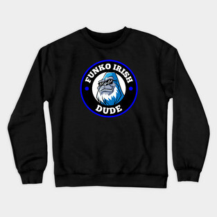 FUNKO IRISH DUDE (BLUE) Crewneck Sweatshirt