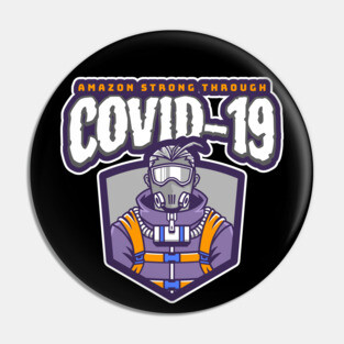 Amazon Strong Through Covid-19 Pin