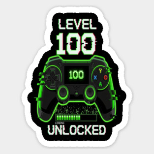 Level 100 Gamer Tee - Unlocked Boss Mode Achievement Magnet