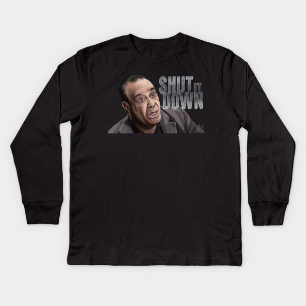Jon Taffer: Shut It Down Kids Long Sleeve T-Shirt by 51Deesigns