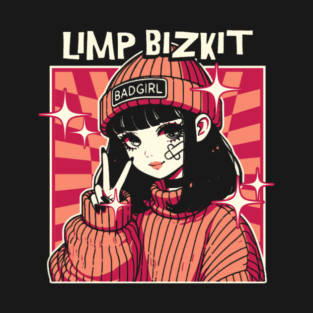 Limp Bizkit - Retro Anime Style T-Shirt
