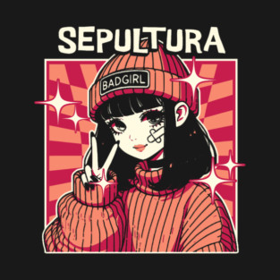 Sepultura - Retro Anime Style T-Shirt