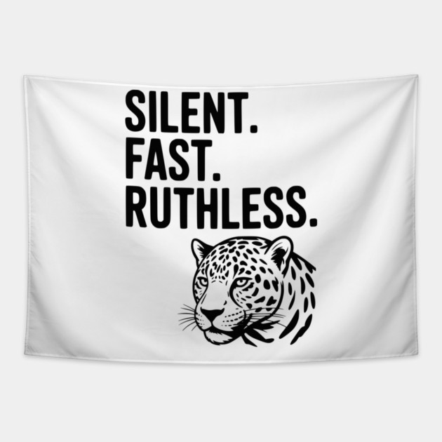 Silent. Fast. Ruthless. Tapestry by Frank Ring