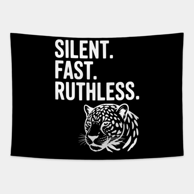 Silent. Fast. Ruthless. Tapestry by Frank Ring