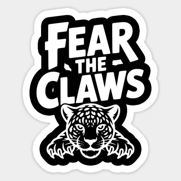 Fear the Claws Sticker by Frank Ring