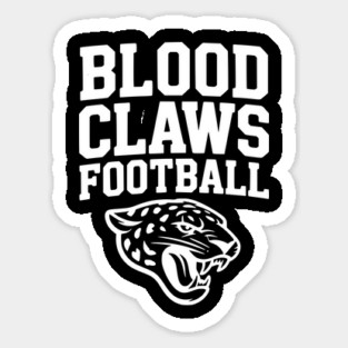 Blood Claws Football Sticker