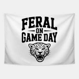 Feral on Game Day Tapestry