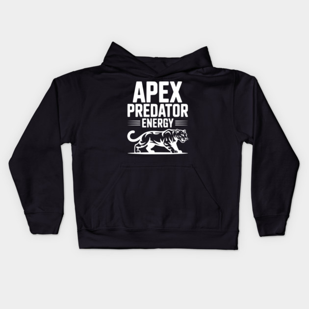 Apex Predator Energy Kids Hoodie by Frank Ring