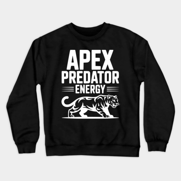 Apex Predator Energy Crewneck Sweatshirt by Frank Ring