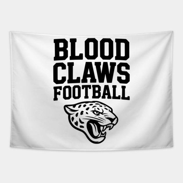 Blood Claws Football Tapestry by Frank Ring