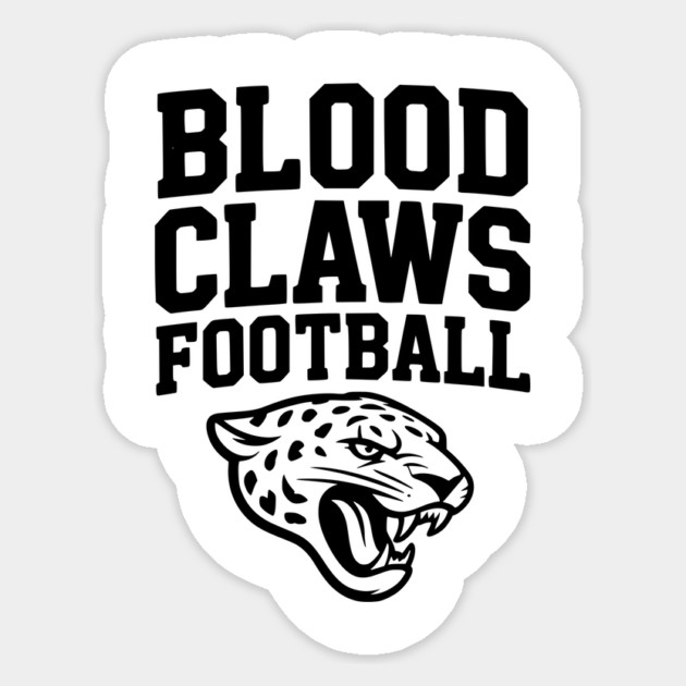 Blood Claws Football Sticker by Frank Ring