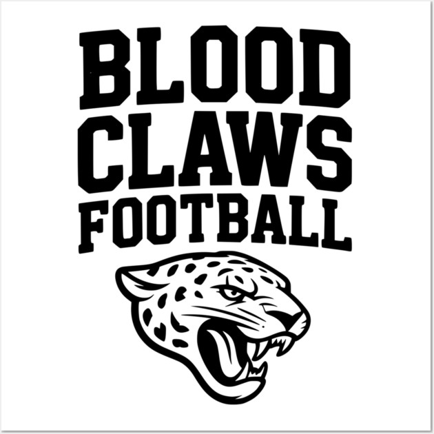 Blood Claws Football Wall Art by Frank Ring