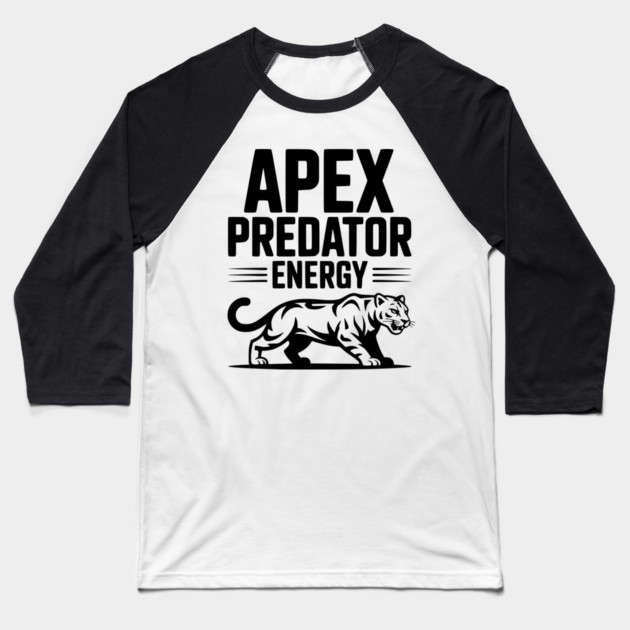 Apex Predator Energy Baseball T-Shirt by Frank Ring
