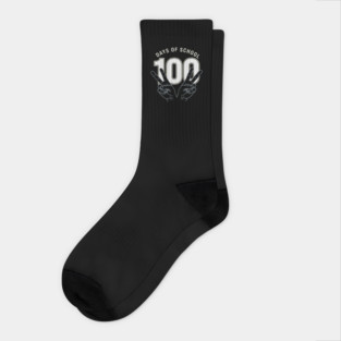 Peace Out 100 Days of School Funny Teacher Student Gift Socks