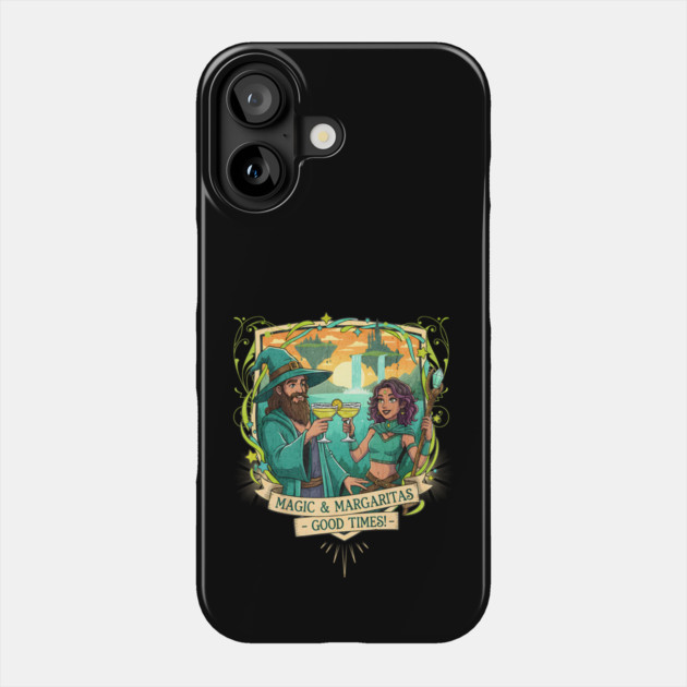 Magic and Margaritas Good Times Fantasy Phone Case by Joaddo