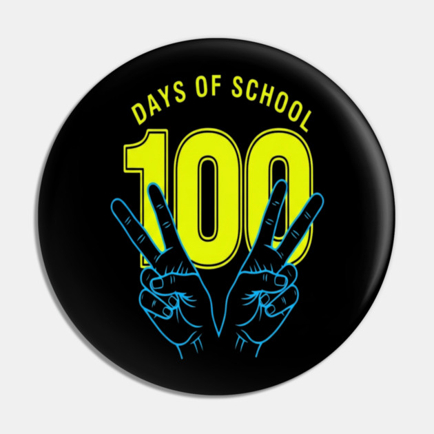 100 Days Tee - Peace Out Double Digit Struggles Pin by OUTFITPAW