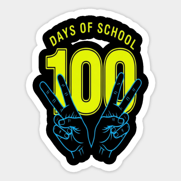 100 Days Tee - Peace Out Double Digit Struggles Magnet by OUTFITPAW