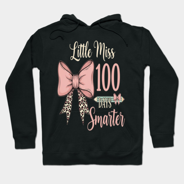 Coquette Bow Tee - Little Miss 100 Days Smarter Hoodie by OUTFITPAW