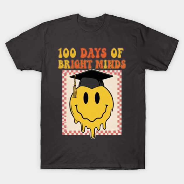 Bright Minds Tee - 100 Days of Brain Cell Survival T-Shirt by OUTFITPAW