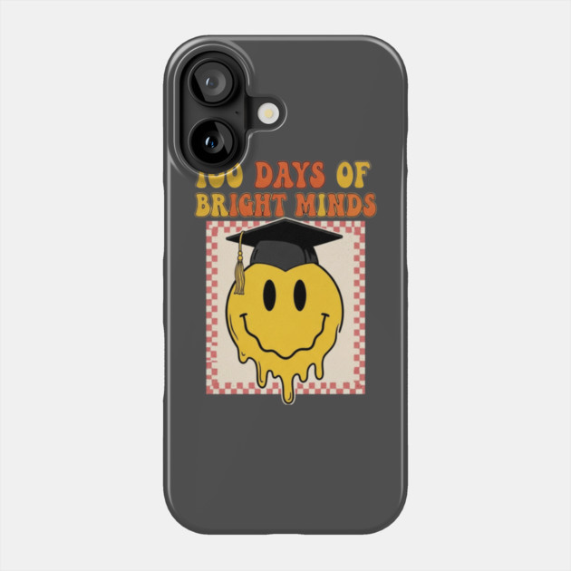 Bright Minds Tee - 100 Days of Brain Cell Survival Phone Case by OUTFITPAW