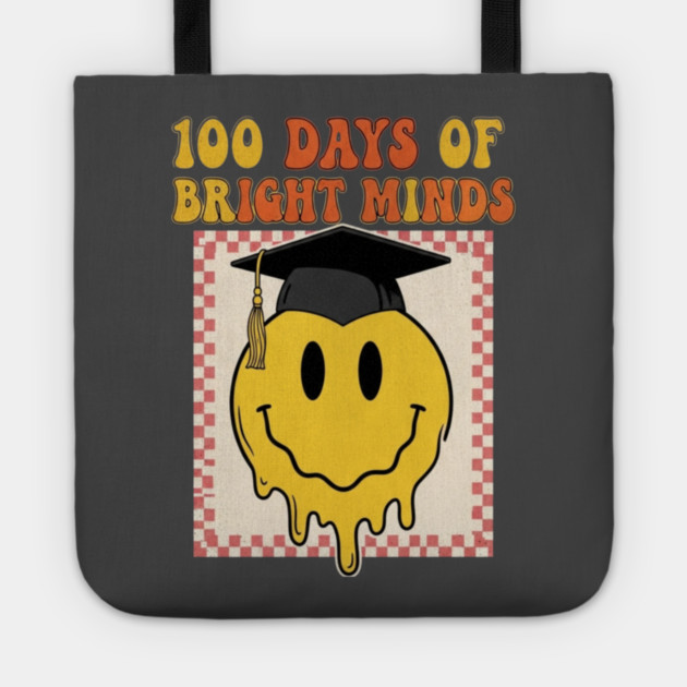 Bright Minds Tee - 100 Days of Brain Cell Survival Tote by OUTFITPAW