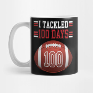 Football School Tee - Gridiron 100 Day Ground Game Mug