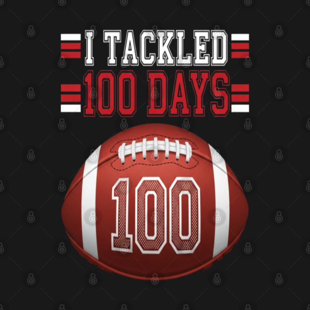 Football School Tee - Gridiron 100 Day Ground Game by OUTFITPAW