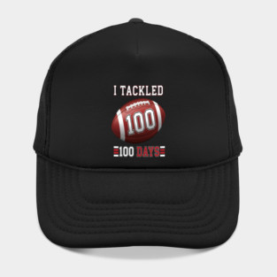 Football School Tee - Gridiron 100 Day Ground Game Hat