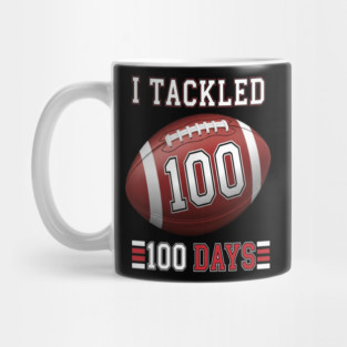 Football School Tee - Gridiron 100 Day Ground Game Mug
