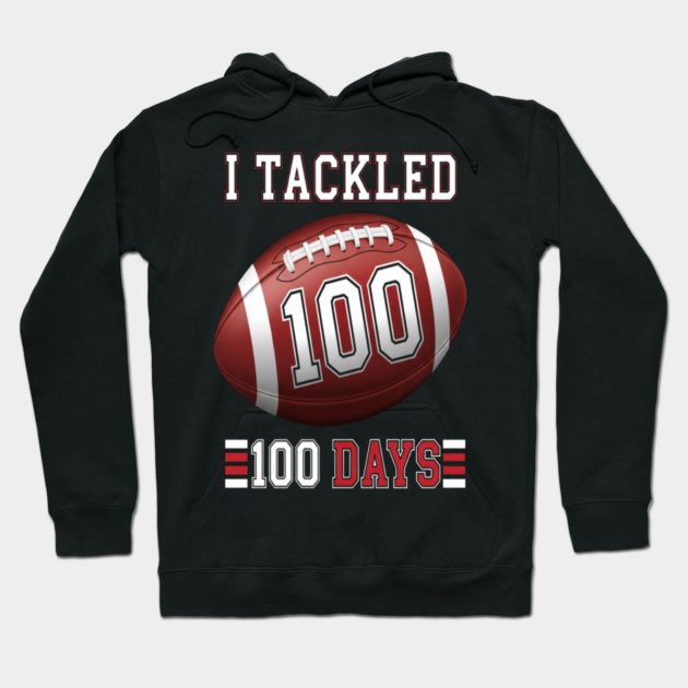 Football School Tee - Gridiron 100 Day Ground Game Hoodie by OUTFITPAW