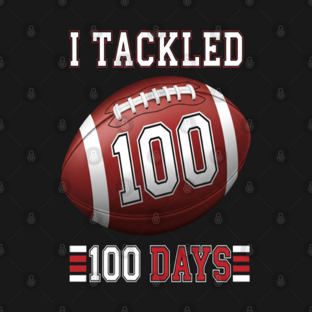 Football School Tee - Gridiron 100 Day Ground Game by OUTFITPAW