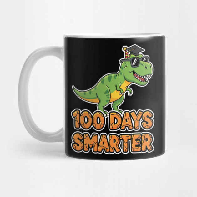 Dino Smarter Tee - Prehistoric 100 Day Brain Evolution by OUTFITPAW