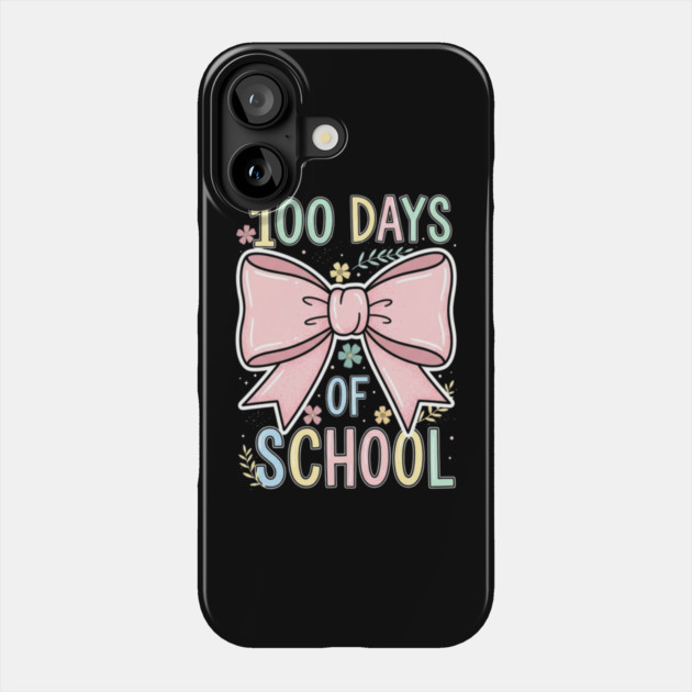 Coquette Bow Tee - 100 Days of Stylish Survival Phone Case by OUTFITPAW