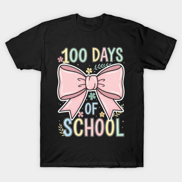 Coquette Bow Tee - 100 Days of Stylish Survival T-Shirt by OUTFITPAW