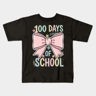 Coquette Bow Tee - 100 Days of Stylish Survival Kids T-Shirt