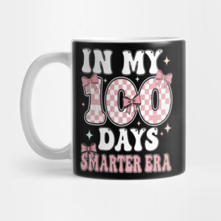 In My Smarter Era - Pink Bow Checkered School Milestone Mug